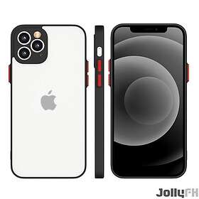 JollyFX Milky Case silikon flexibelt genomskinligt fodral till Samsung Galaxy A21s - Svart