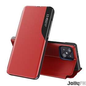 JollyFX Eco Läderfodral elegant fodral med bokstativ med stativ för Xiaomi Mi 11 Röd