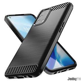 JollyFX Carbon Case Flexibelt skal till OnePlus Nord N200 5G Svart