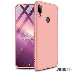 JollyFX 360 Skyddsfodral Fram och bak Fodral Huvuddel Huawei Y6 2019 Rosa