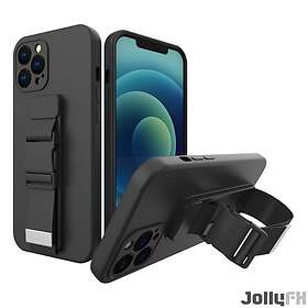 JollyFX Rope Case gel TPU krockkuddefodral med snodd för Xiaomi Redmi Note 10 Re