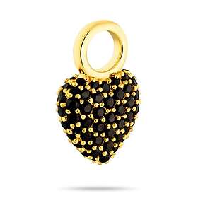 Charlotte Bonde STHLM Signature Eternal Heart Mini Pendant Black Spinel Smycken & klockor