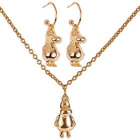 pfgSTOCKHOLM Moomin Set Halsband Dam Guld ONESIZE