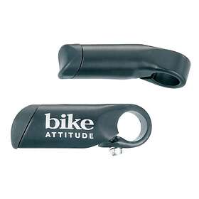 Bike Attitude barends droppformade 80 mm svart