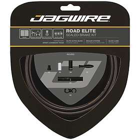 Jagwire Elite inkapslat broms kabelset race Mattsvart