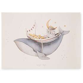 Whale Poster Konges Sløjd