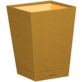 Gold Rhodiarama waste bin