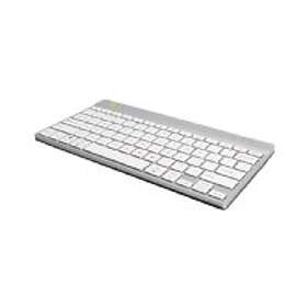 Compact R-Go Break ergonomic wireless keyboard, White Nordic