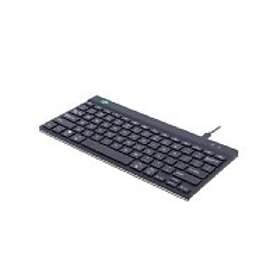Compact R-Go Break ergonomic wired keyboard, Black (Italian)