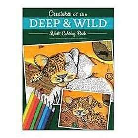 Annarine Elizabeth Chapman: Creatures of the deep and wild: Creative coloring for Adults