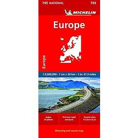 Michelin: Europe Michelin National Map 705