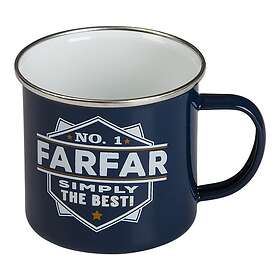 Retromugg med Text Farfar Mugg