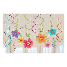 Swirls Hawaii Hängande Dekoration 12-pack