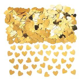 Bordskonfetti Hjärtan Guld Metallic 14 gram