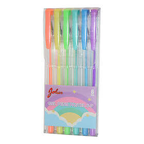 Gelpennor Pastell 6-pack