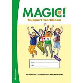 Eva Hedencrona, Karin Smed-Gerdin, Peter Watcyn-Jones, Peter Gröndal: Magic! 4 Support Workbook Tryckt bok Digital elevlicens 12 mån