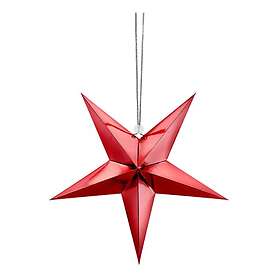 Stjärna Röd Hängande Dekoration
