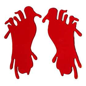 Blodiga Fötter Fönsterdekoration