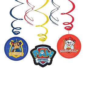 Swirls Paw Patrol Hängande Dekoration 6-pack
