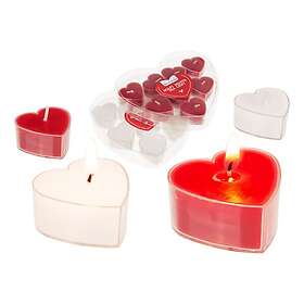 Hjärtformade Ljus i Ask