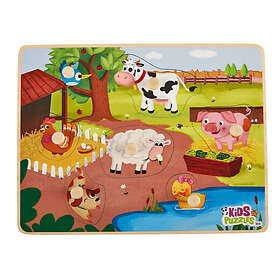 Knoppussel Bondegårdsdyr 7 Brikker