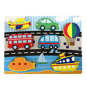 Formpussel Träfordon 7 Bitar