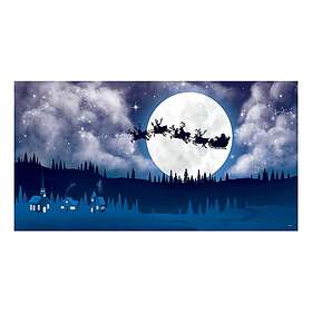 Tomten Väggdekoration med Släde