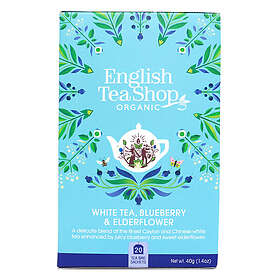 English Tea Shop White Tea, Blueberry & Elderflower 20 påsar