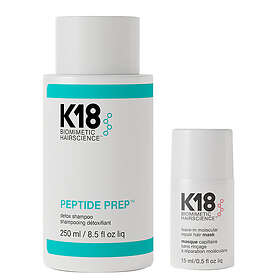K18Hair Leave in Mask 15ml K18 Detox Shampoo 250ml DUO