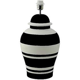Ming bordslampor stripe (Svart)