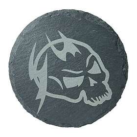 Nybro Crystal Dödskalle Glasunderlägg 4-pack