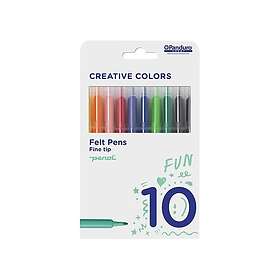 Panduro Hobby Tuschpenna tunn 10 st