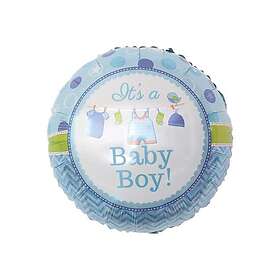 Babyboy Babyshower Ballong Spader