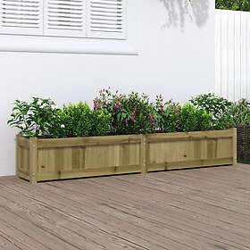 vidaXL Odlingslåda 180x31x31 cm impregnerat furu 837502