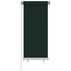 vidaXL Rullgardin utomhus 60x140 cm mörkgrön HDPE 312809