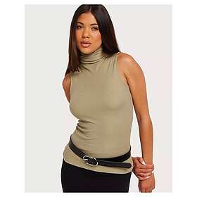 Nelly Soft Sleeveless Turtleneck Top