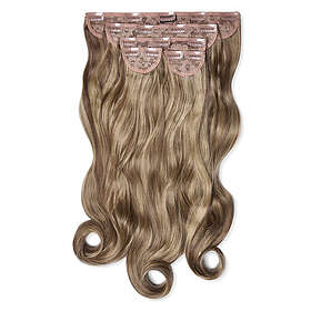 Lullabellz Super Thick 22 5 Piece Curly Clip In Extensions (Various Shades) Mellow Brown