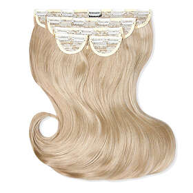 Lullabellz Super Thick 16 5 Piece Blow Dry Wavy Clip In Extensions (Various Shades) California Blonde