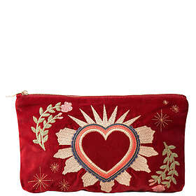 Elizabeth Scarlett Sacred Heart Rouge Velvet Everyday Pouch