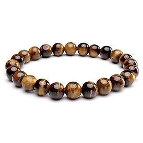 Kristallpunkten Armband Tigeröga 8 mm, 1 st