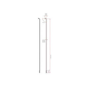 125-QTY) Phil Wood Standard (J-Bend) Silv 12 Gauge/ 2.6 mm