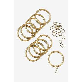 Jotex Gardinringar 10-pack Guld