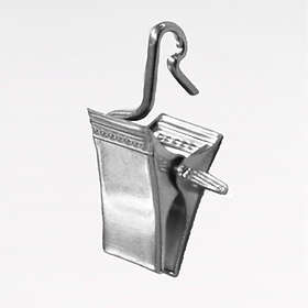 Silver Hasta Klämma för glid