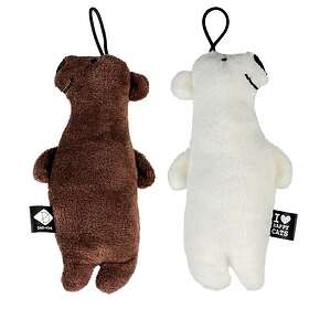 Bear I Love Happy Cats Barry Leksaksbjörnar 2 st