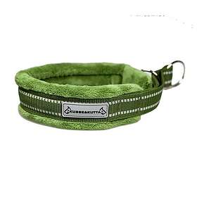 Kusse & Kutta Fluffigt Hundhalsband i Bred Modell Grön (10)