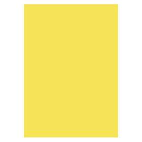 Skapamer Färgat papper A4 80g 50 ark Ljusgul 80G