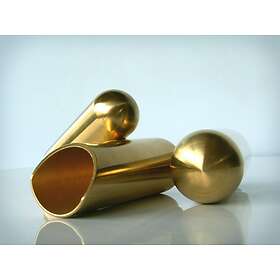Slide The Rock Polished Brass Balltip Large