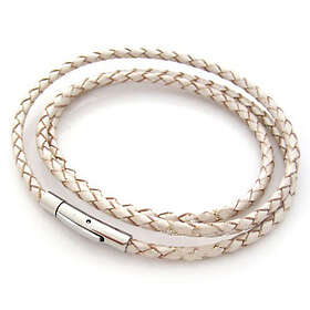 Läderarmband Randy Vittbrunt