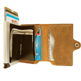 Plånbok med korthållare Safecard Konstläder Brun