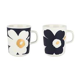 Marimekko Juhla Unikko Mug 25cl 2-pack